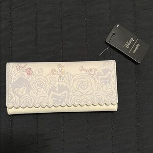 Loungefly Cream Alice in wonderland Floral Wallet